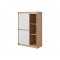 Living Room Furniture Xelo Bookcase Unit Oak/White