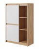 Living Room Furniture Xelo Wall Unit  Full Set Oak/White