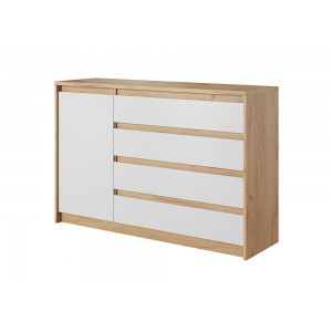 Living Room Furniture Xelo Sideboard 130 Oak/White