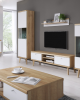 Living Room Furniture Primo I Wall Unit Set Oak/White
