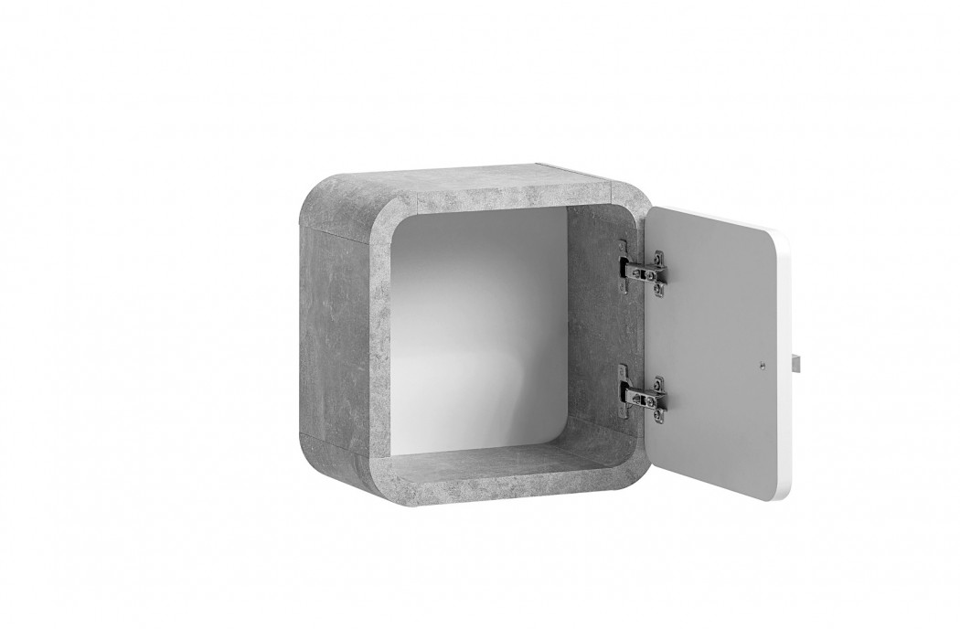 Hallway Furniture Wally 3 Set White Gloss/ Light Atelier