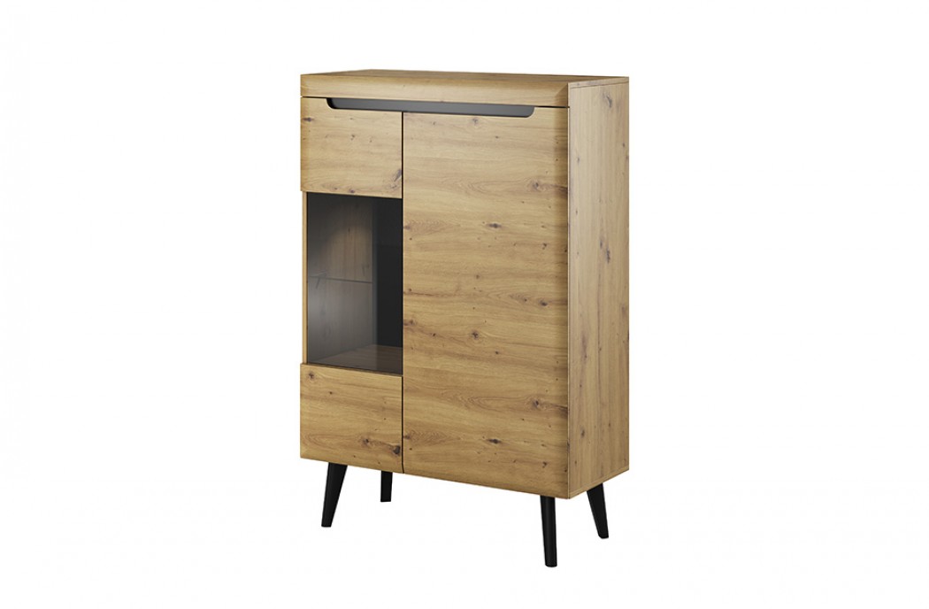 Living Room Furniture Nordi Wall Unit Set 4 Artisan Oak