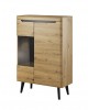 Living Room Furniture Nordi Wall Unit Set 4 Artisan Oak